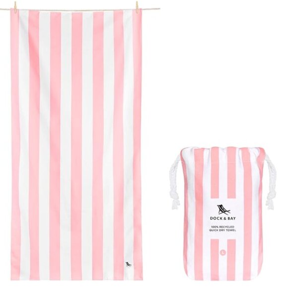 COPY - Dock & Bay Beach Towel Pink - Picture 1 of 2